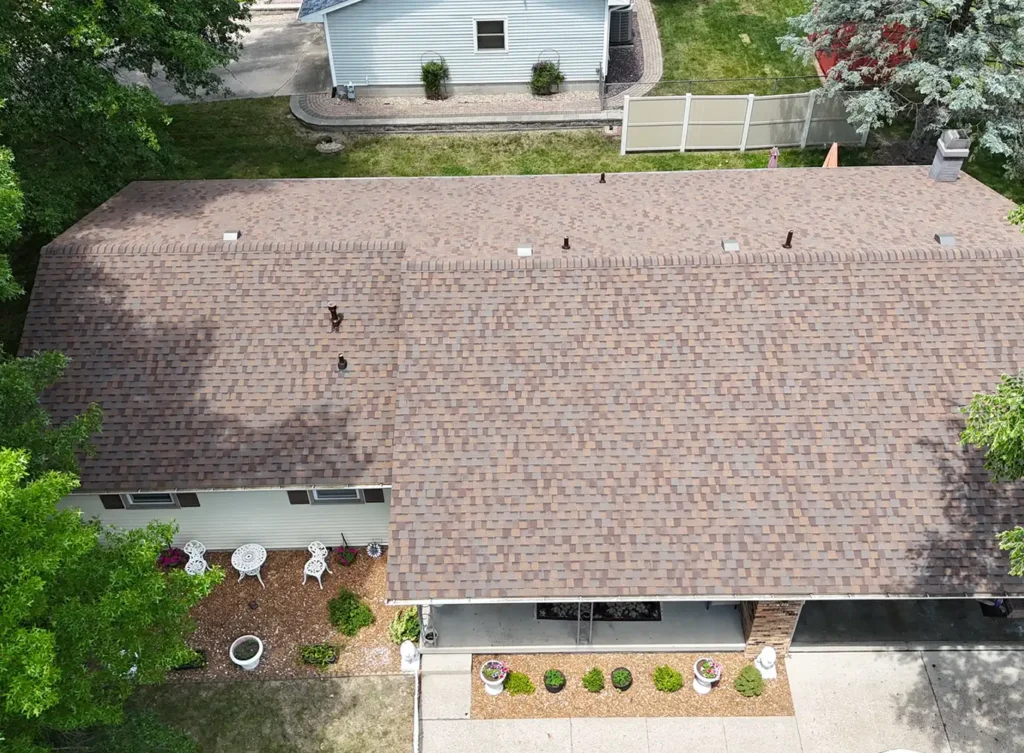 residential home with both metal and shingle roofing options effingham illinois